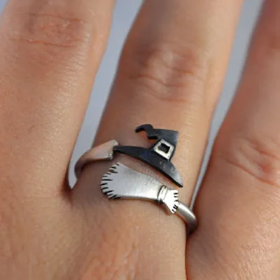 Hypoallergenic Silver Halloween Ring