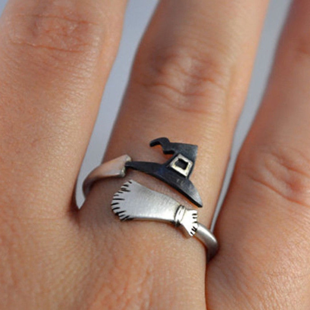 Hypoallergenic Silver Halloween Ring