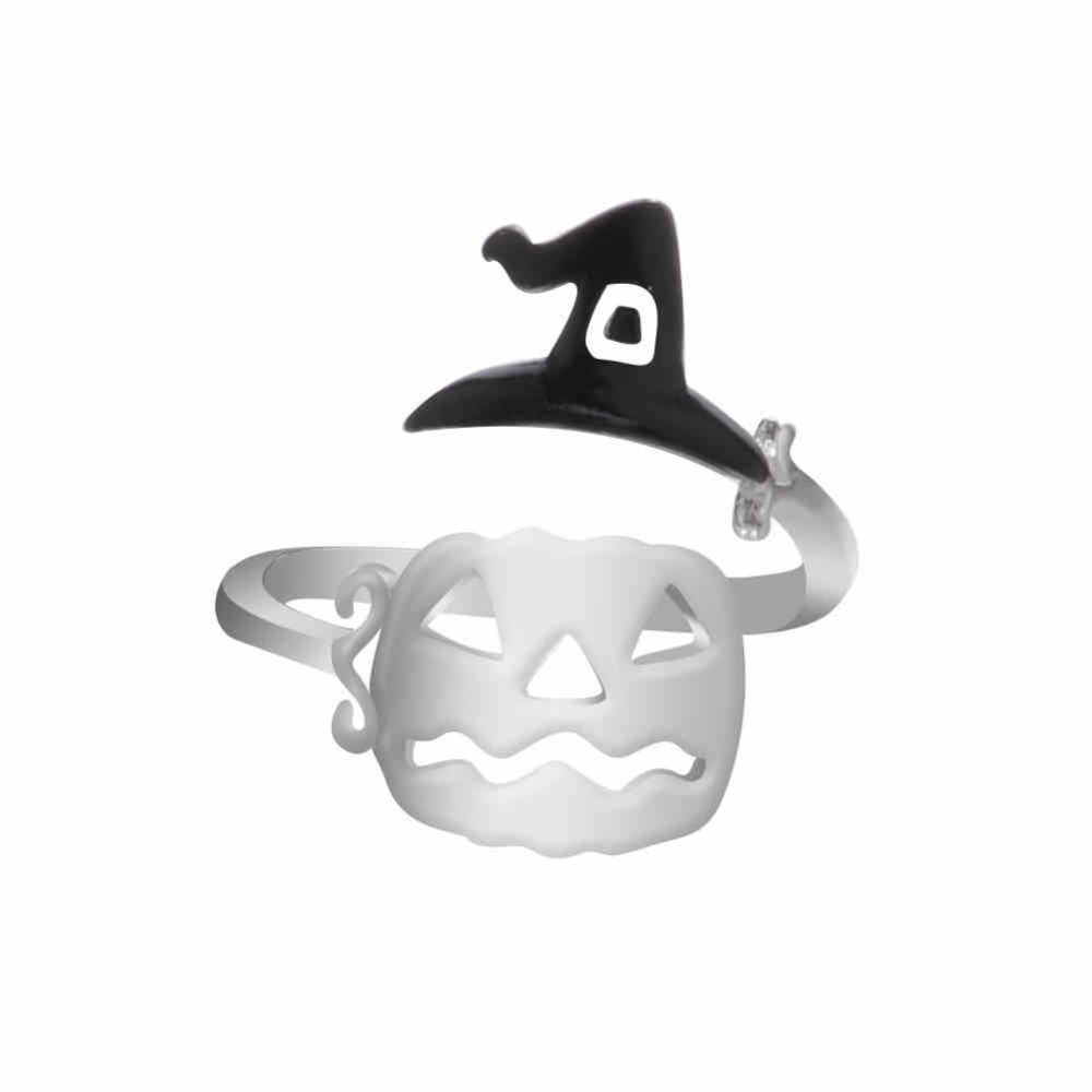 Hypoallergenic Silver Halloween Ring
