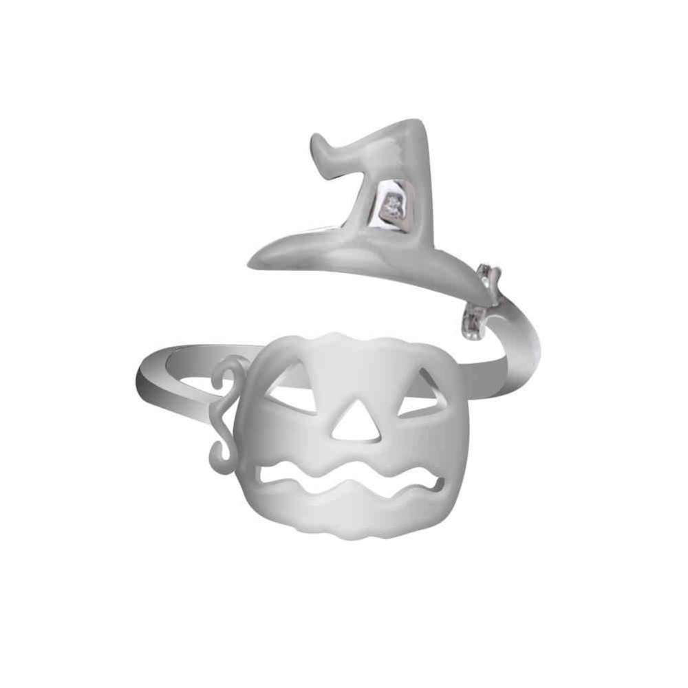 Hypoallergenic Silver Halloween Ring