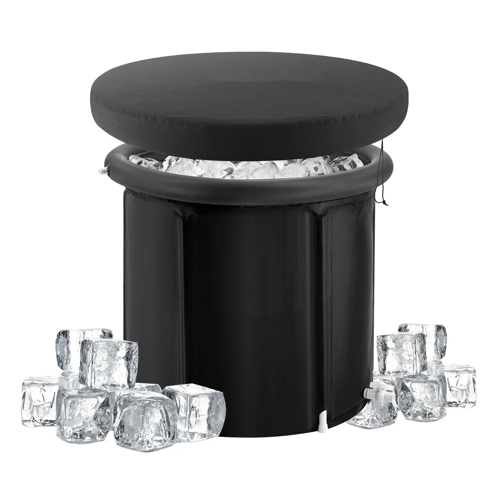 Ice Bath Tub Cold Water Therapy Plunge Tub for Athletes Portable Outdoor Ice Barrel Plunge Pool Inflatable Ice Bathtub