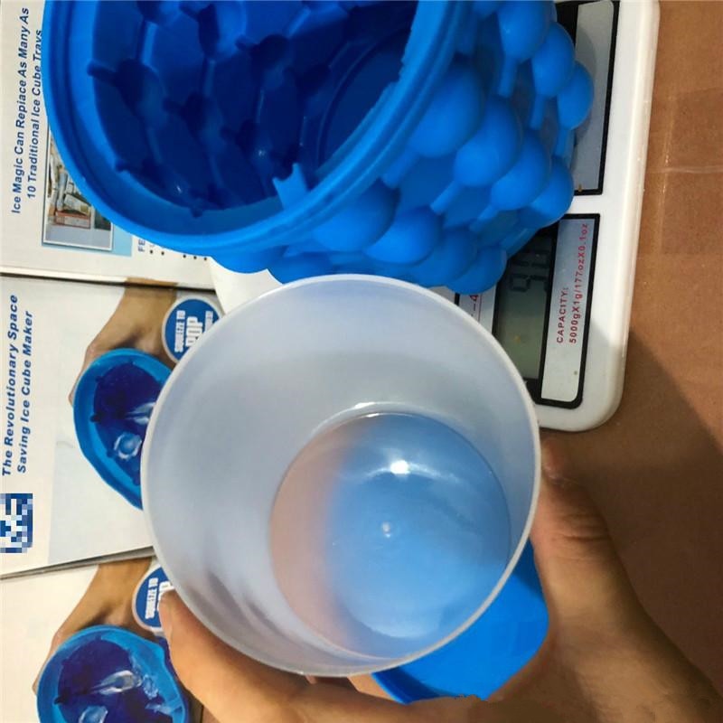 Ice Bucket Portable Ice Cube Container Ice Bucket Portable Ice Cube Container