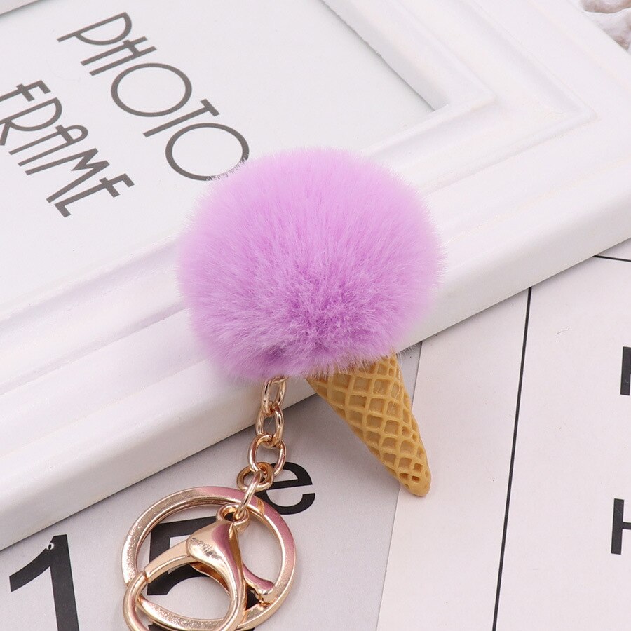Ice Cream Keychain Cute Bag Accessory