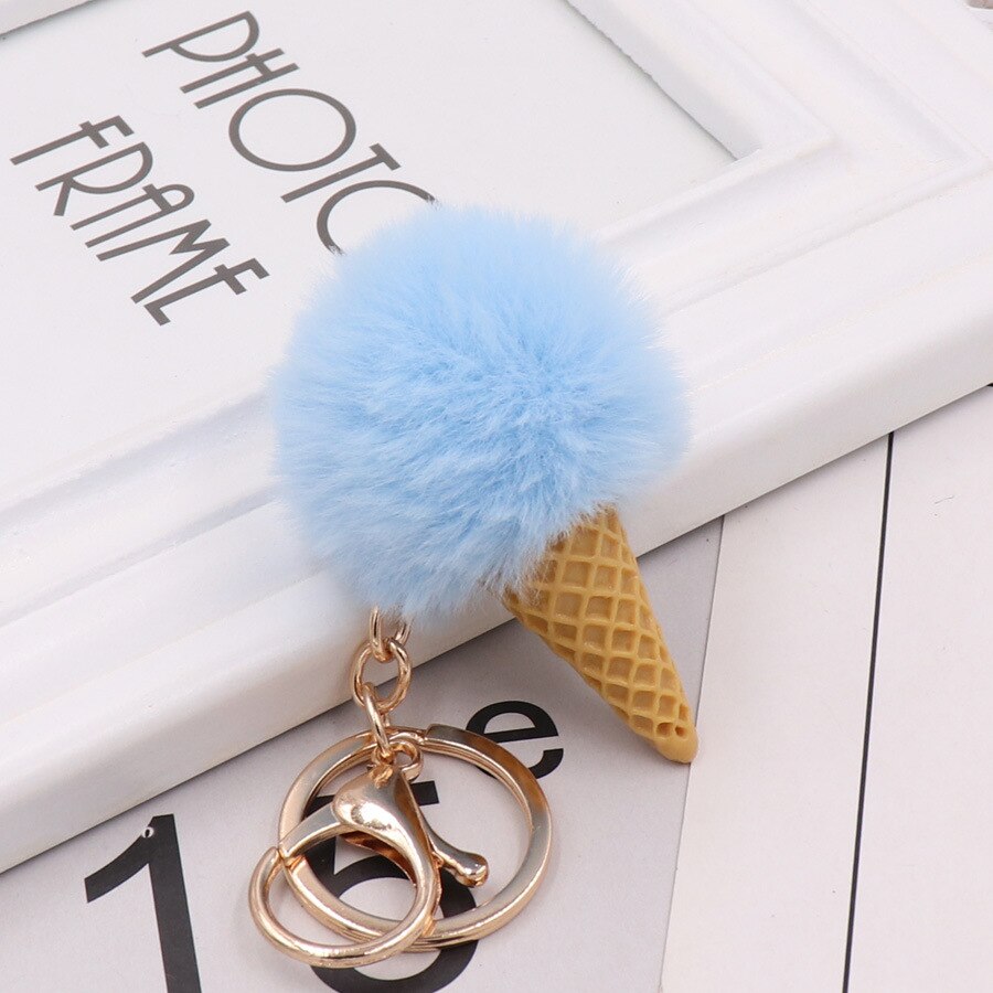 Ice Cream Keychain Cute Bag Accessory