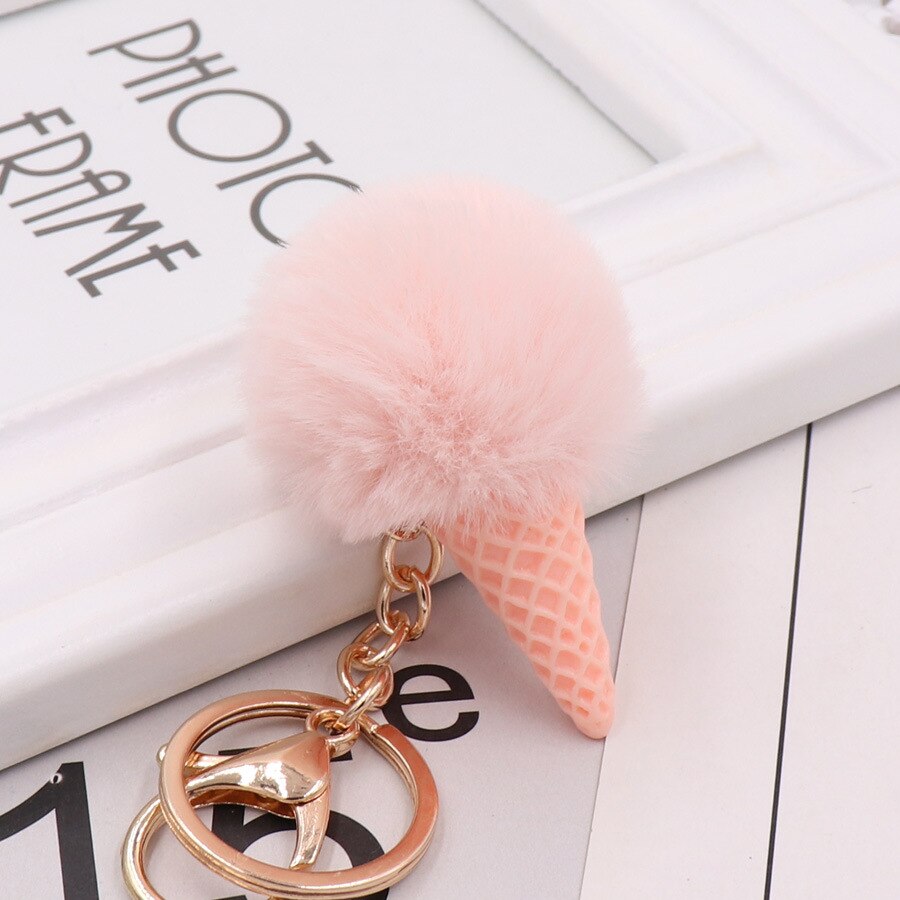 Ice Cream Keychain Cute Bag Accessory