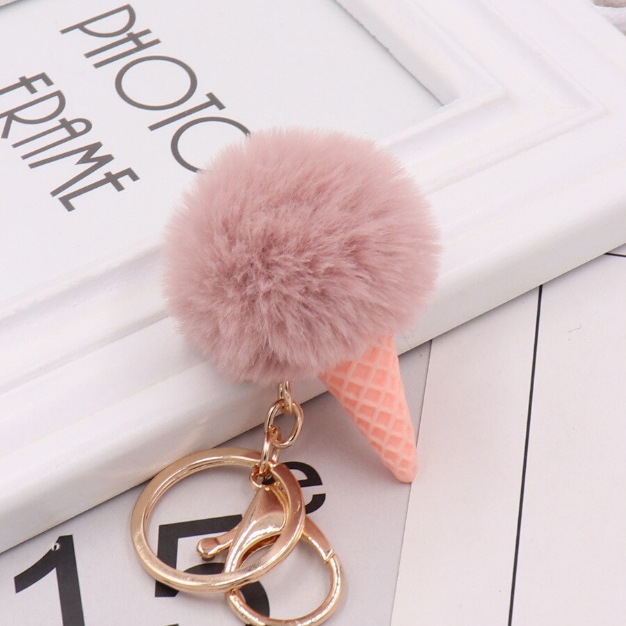 Ice Cream Keychain Cute Bag Accessory