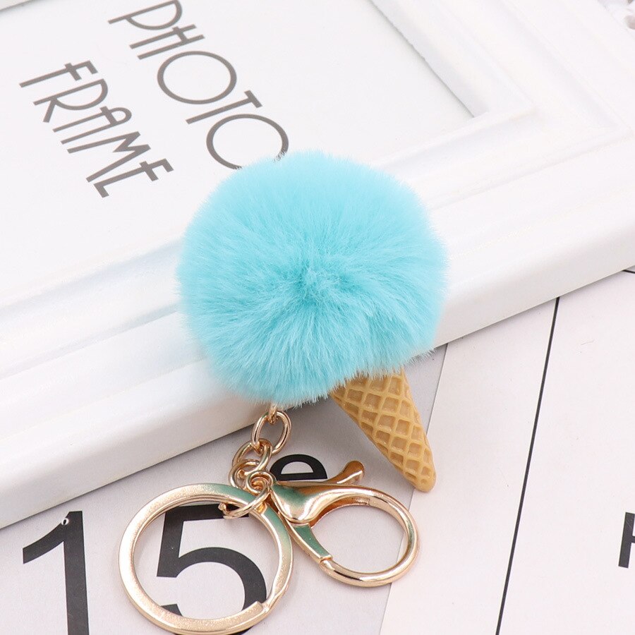 Ice Cream Keychain Cute Bag Accessory