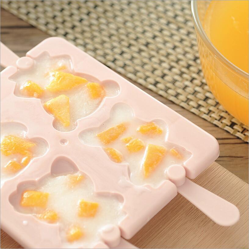 Ice Cream Molds Bear Pattern