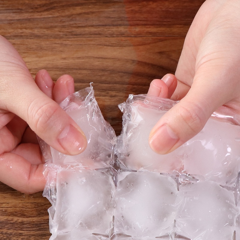 Ice Cube Bags Disposable Container (10 pcs) Ice Cube Bags Disposable Container (10 pcs)