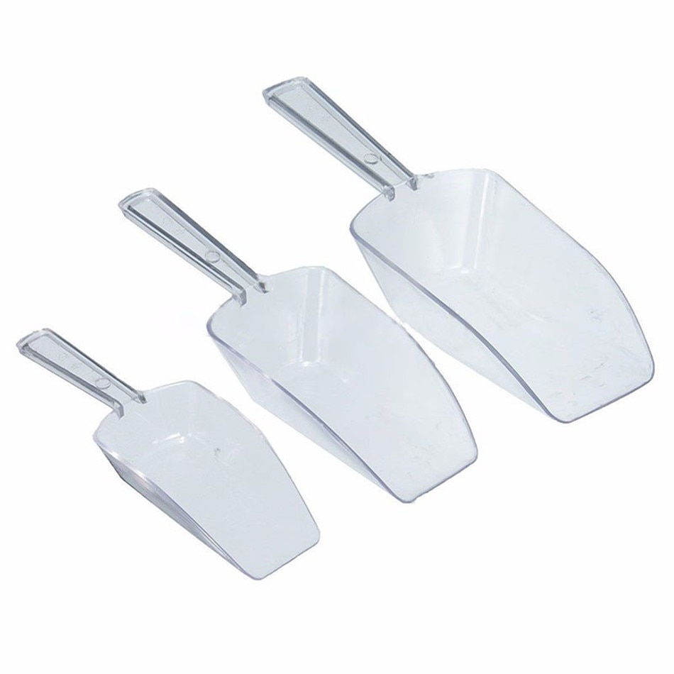 Ice Cube Scoops Plastic Shovels (3pcs)