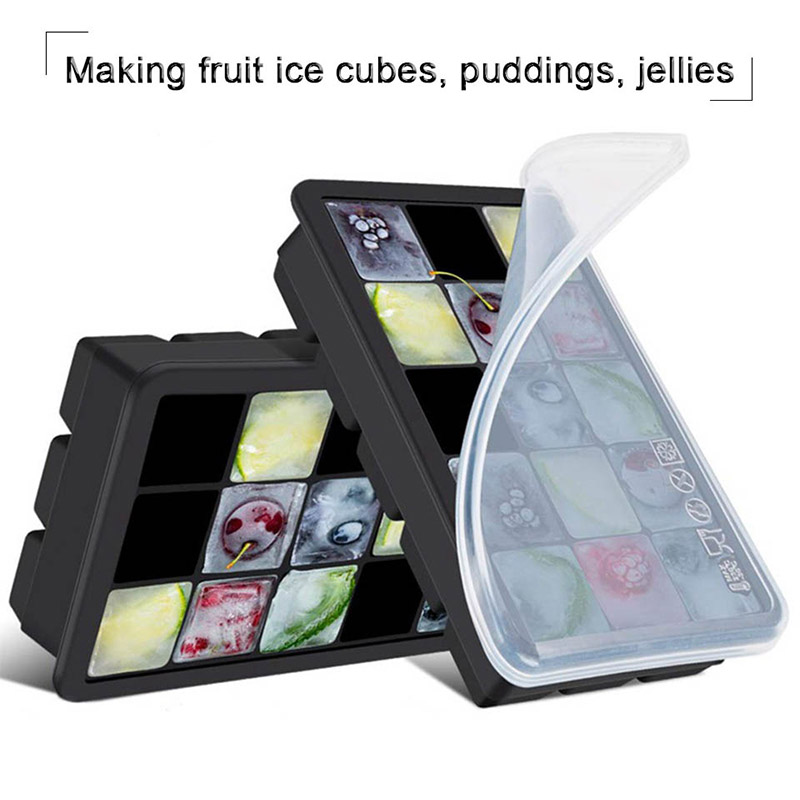 Ice Cube Tray with Lid 15 Holes Ice Tray Ice Cube Tray with Lid 15 Holes Ice Tray