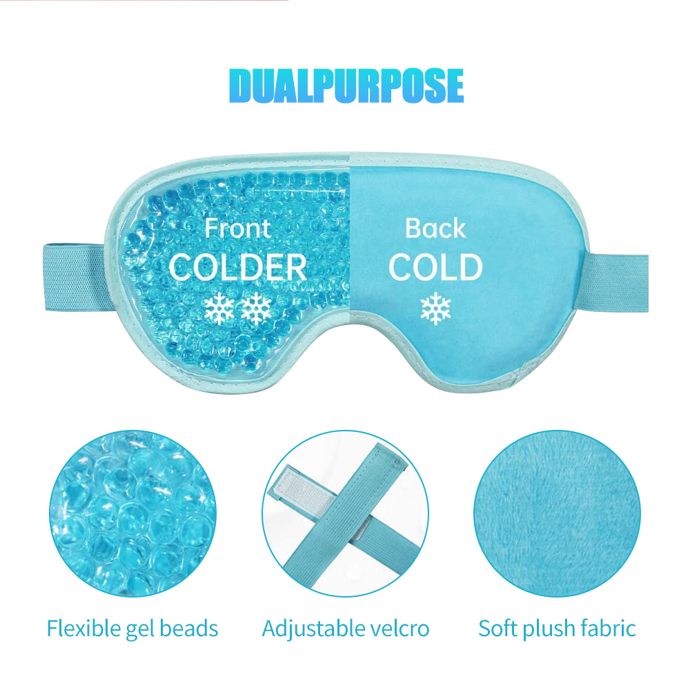 Ice Gel Face Mask Anti Wrinkle Relieve Fatigue Skin Firming Spa Hot Cold Therapy Ice Pack Cooling Massage Beauty Skin