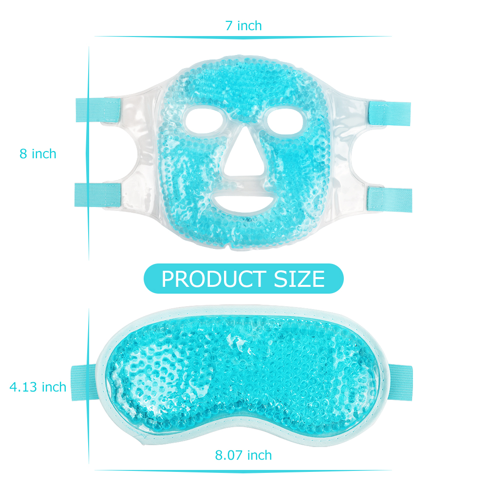 Ice Gel Face Mask Anti Wrinkle Relieve Fatigue Skin Firming Spa Hot Cold Therapy Ice Pack Cooling Massage Beauty Skin