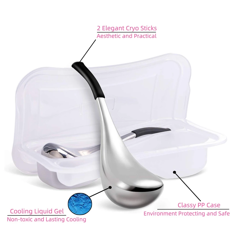 Ice Globes Facial Skin Care Tools for Face Eyes Stainless Steel Face Beauty Cryo Sticks Cooling Spa Globes Ice Globes Facial Skin Care Tools for Face Eyes Stainless Steel Face Beauty Cryo Sticks Cooling Spa Globes