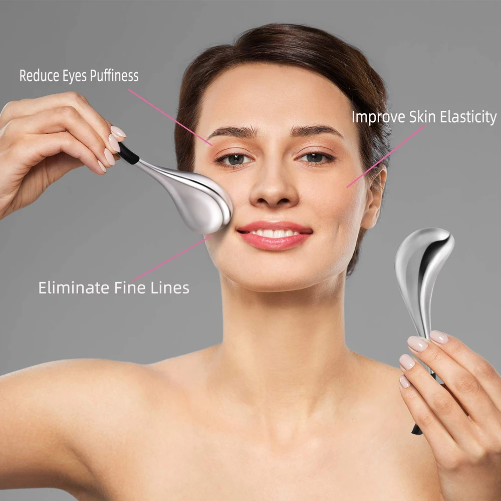 Ice Globes Facial Skin Care Tools for Face Eyes Stainless Steel Face Beauty Cryo Sticks Cooling Spa Globes Ice Globes Facial Skin Care Tools for Face Eyes Stainless Steel Face Beauty Cryo Sticks Cooling Spa Globes