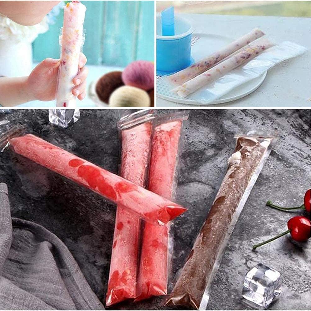 Ice Popsicle Bags with Funnel (100pcs) Ice Popsicle Bags with Funnel (100pcs)