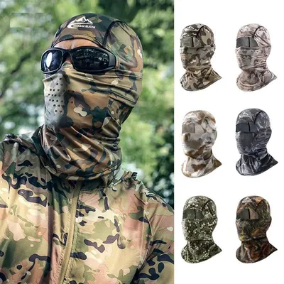 Ice Silk Head Cover Summer Men Anti UV Sunshade Multicolor Mask Fishing Hiking Camping Cycling Full Face Training