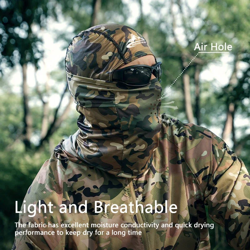 Ice Silk Head Cover Summer Men Anti UV Sunshade Multicolor Mask Fishing Hiking Camping Cycling Full Face Training