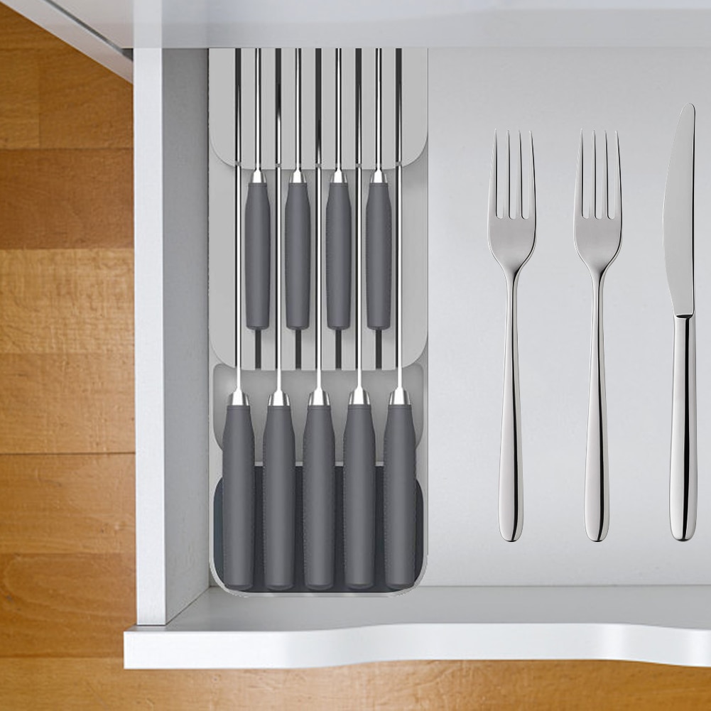 In Drawer Knife Block Holder In Drawer Knife Block Holder