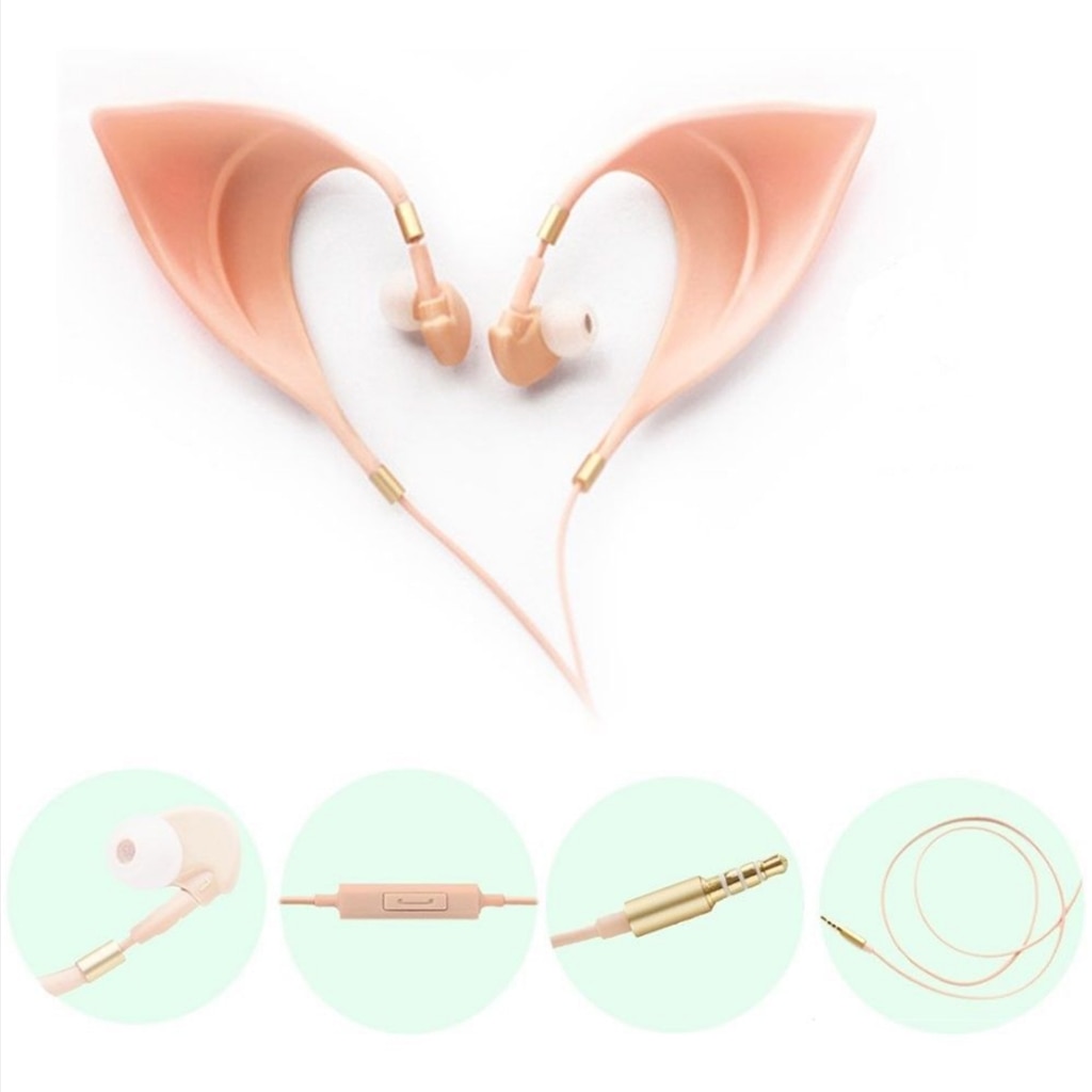 In Ear Elf Ear Earbuds with Mic In Ear Elf Ear Earbuds with Mic