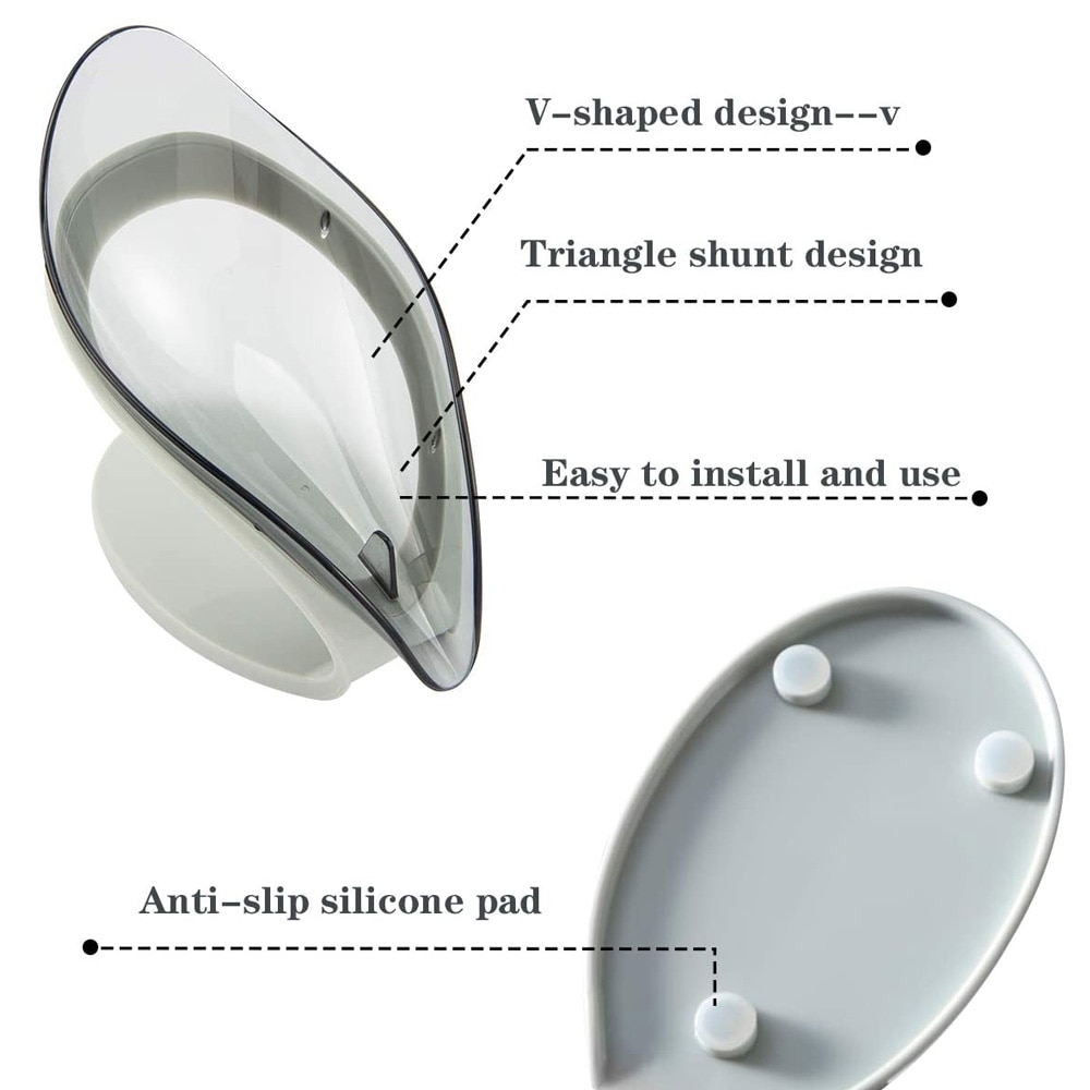 Inclined Soap Dish Drainer