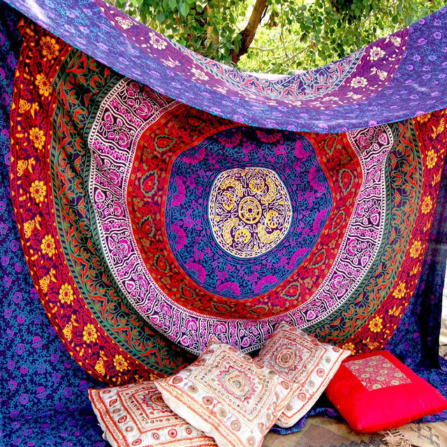 Indian Mandala Wall Hanging Tapestry Indian Mandala Wall Hanging Tapestry