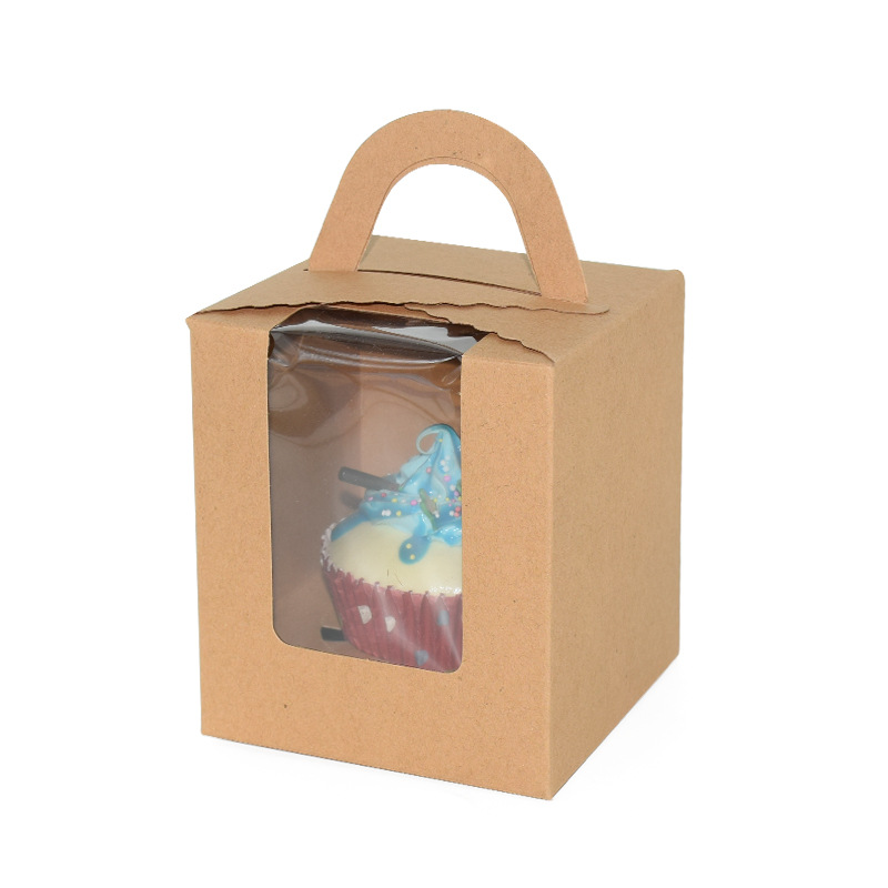 Individual Cupcake Boxes Packaging (10 Pcs)