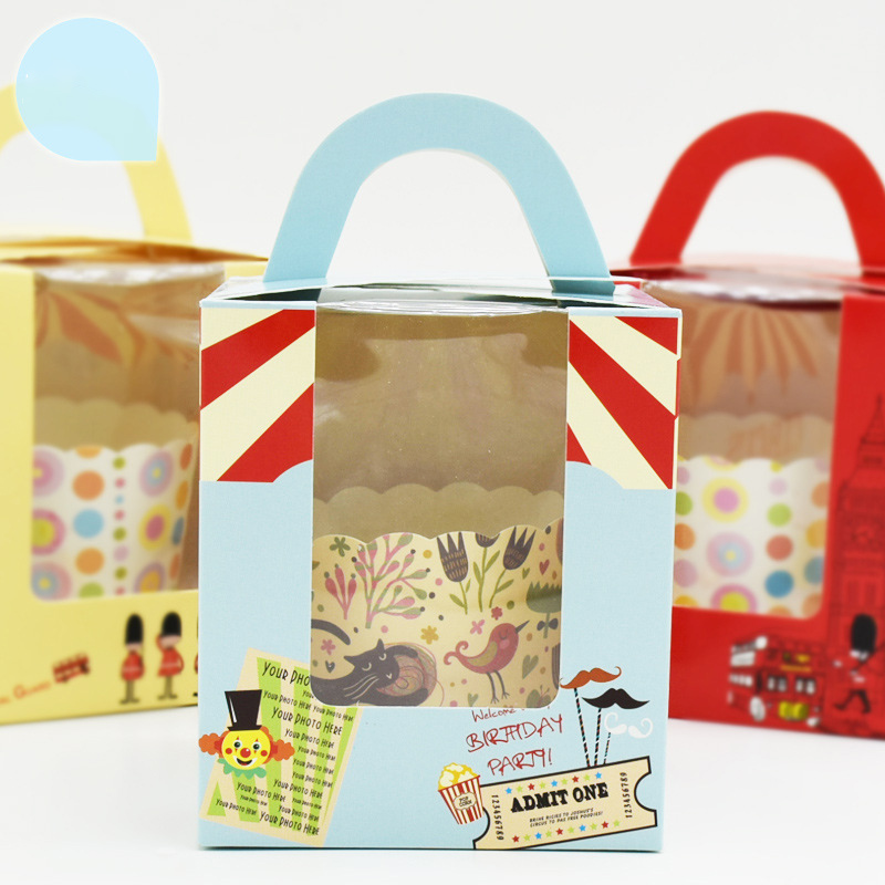 Individual Cupcake Boxes Packaging (10 Pcs) Individual Cupcake Boxes Packaging (10 Pcs)