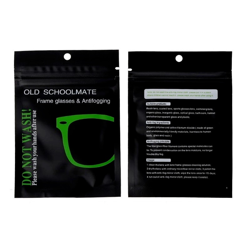 Individually Wrapped and Reusable Anti Fog Wipes (12 pcs)