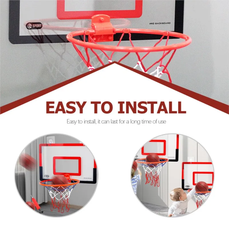 Indoor Basketball Set Children Safety Funny Game Kids Mini Home Exercise Basketball Hoop Set Wall Frame Stand Lifting Indoor Basketball Set Children Safety Funny Game Kids Mini Home Exercise Basketball Hoop Set Wall Frame Stand Lifting