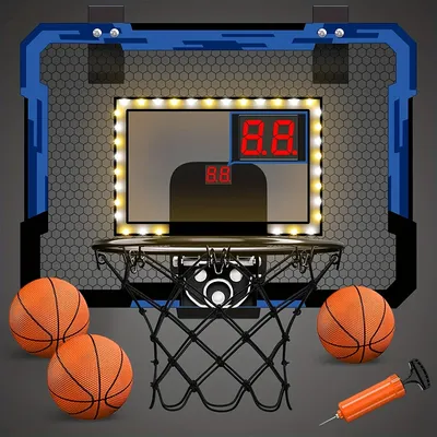 Indoor Mini Basketball Hoop – Over Door with Balls,for Kids and Adults,Office, Bedroom,Gifts for Boys