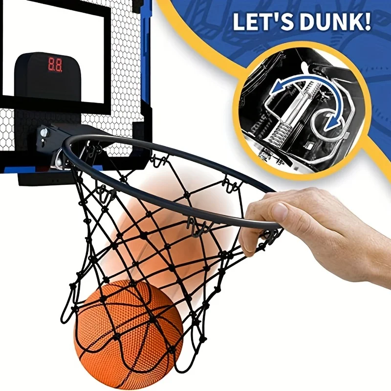 Indoor Mini Basketball Hoop – Over Door with Balls,for Kids and Adults,Office, Bedroom,Gifts for Boys