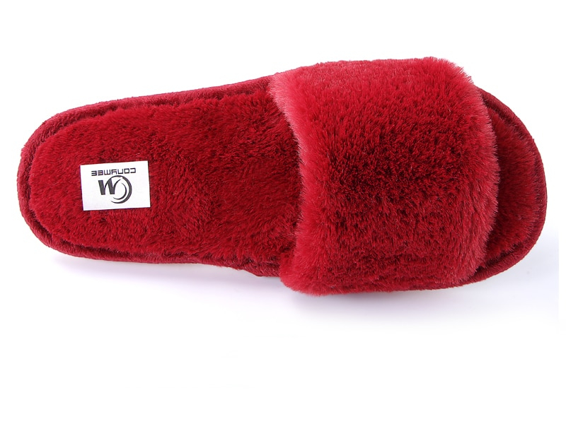 Indoor Slippers Warm Fur Slides Indoor Slippers Warm Fur Slides