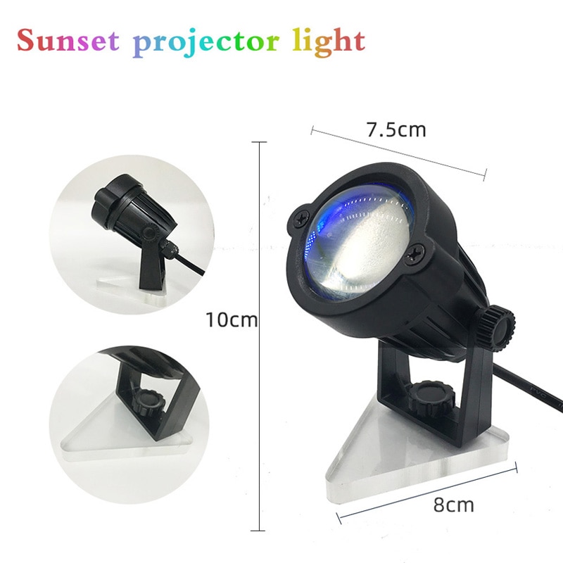 Indoor USB Sunset Projector Light