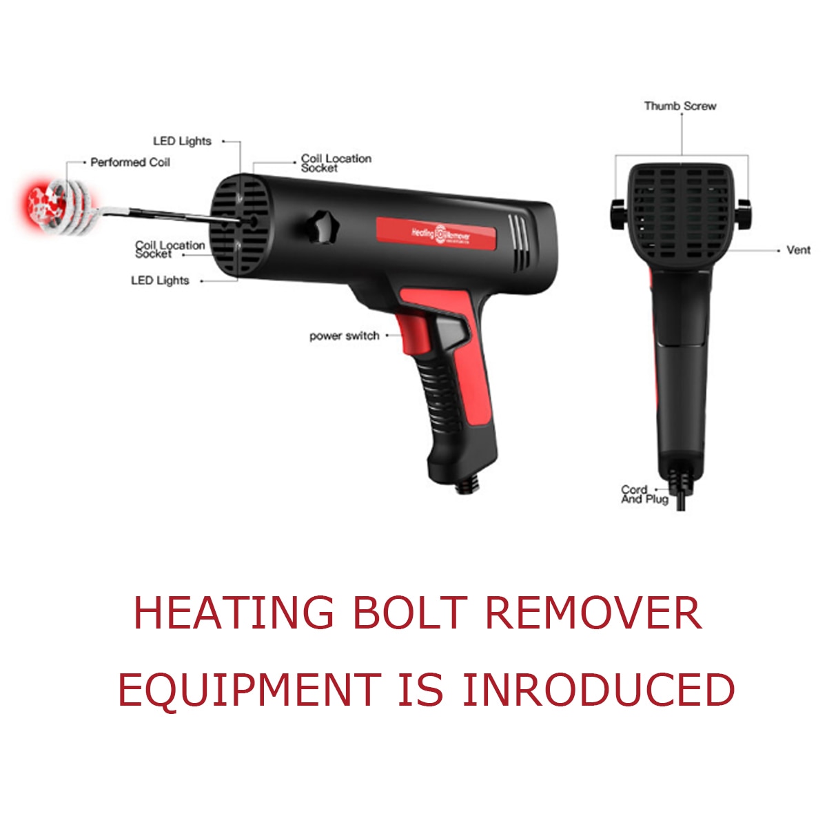 Induction Heater Bolt Remover Tool Induction Heater Bolt Remover Tool