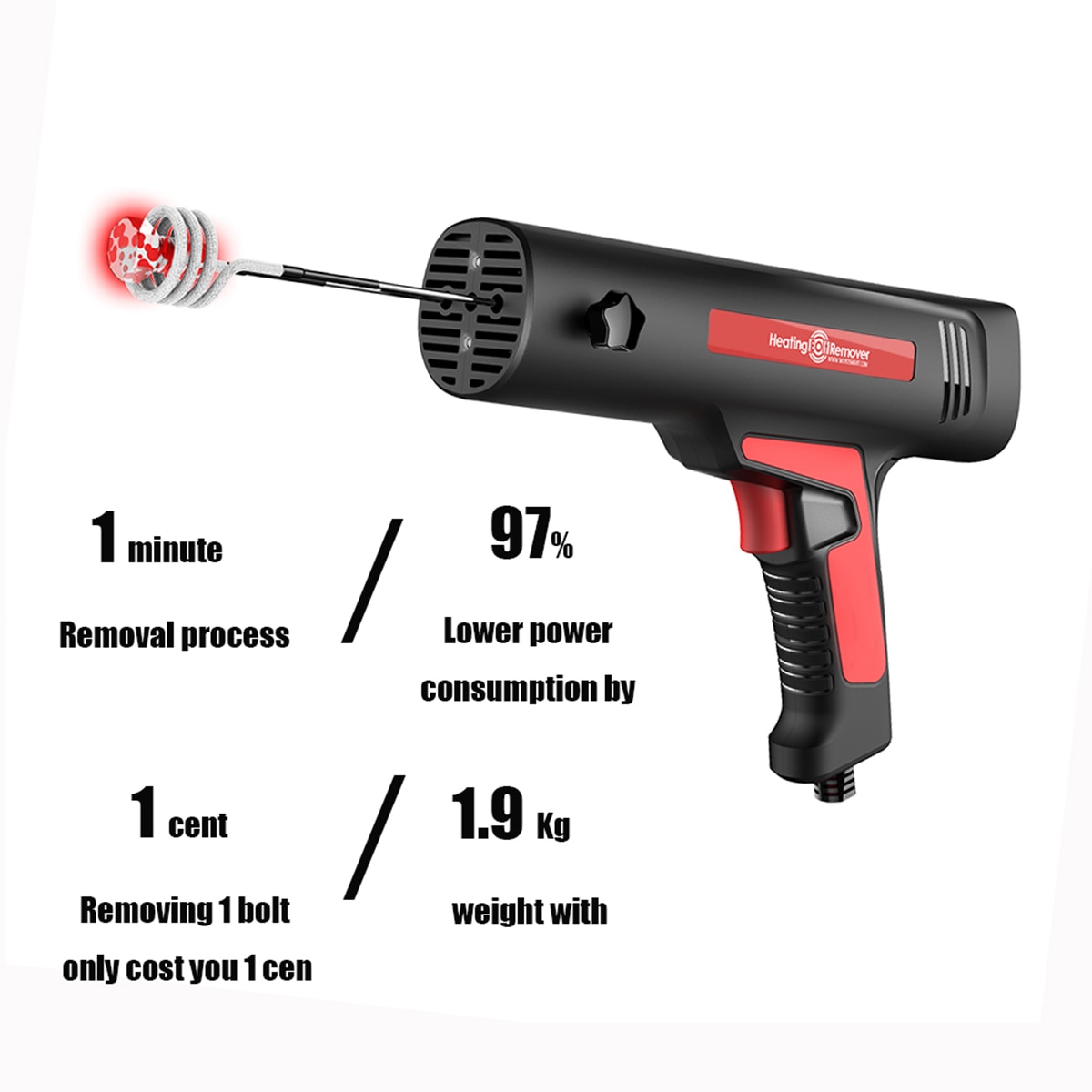 Induction Heater Bolt Remover Tool Induction Heater Bolt Remover Tool