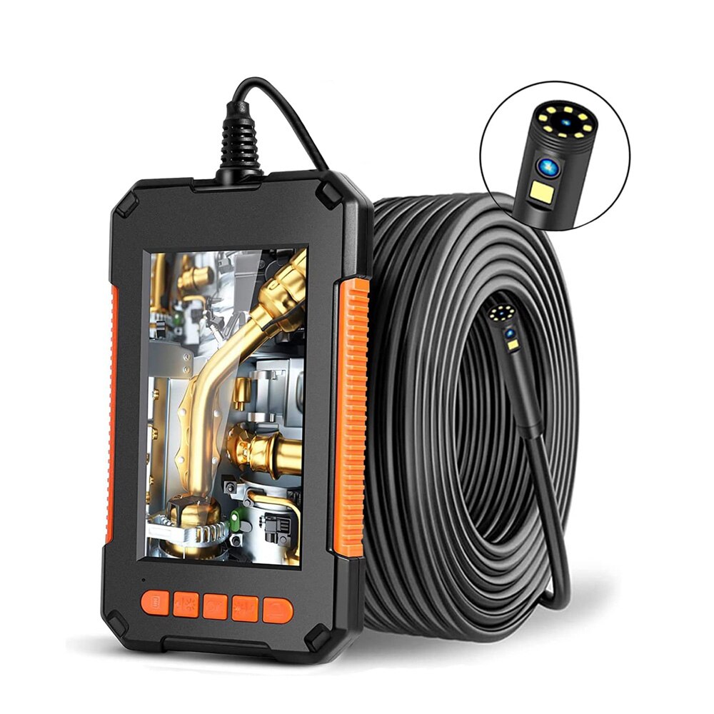 Industrial Endoscope Camera 1080P 4.3 Inch IPS Single Dual Lens Pipe Car Inspection Borescope IP68 Waterproof With 8 LED Industrial Endoscope Camera 1080P 4.3 Inch IPS Single Dual Lens Pipe Car Inspection Borescope IP68 Waterproof With 8 LED