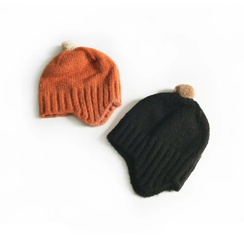 Infant Pom Hat with Ear Flaps