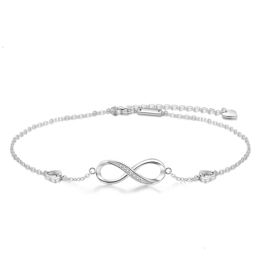 Infinity Anklet Silver Jewelry for Women