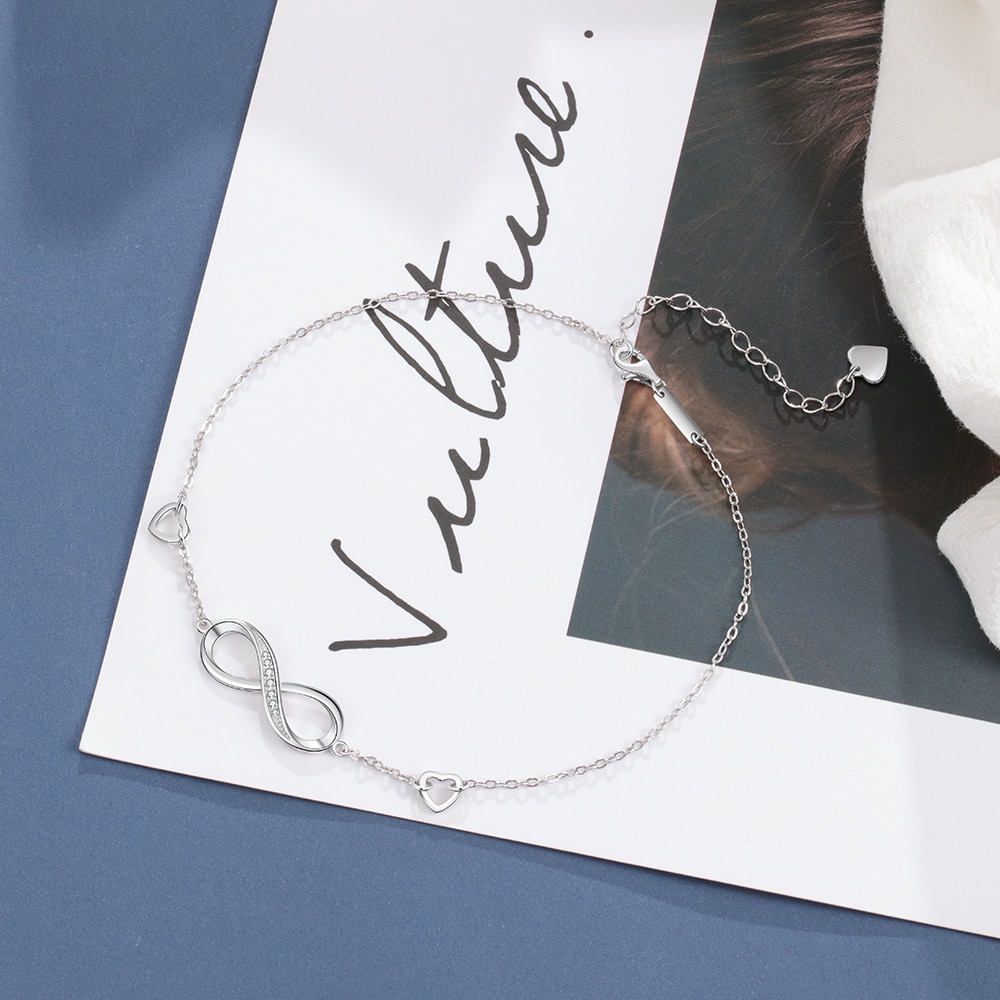 Infinity Anklet Silver Jewelry for Women Infinity Anklet Silver Jewelry for Women