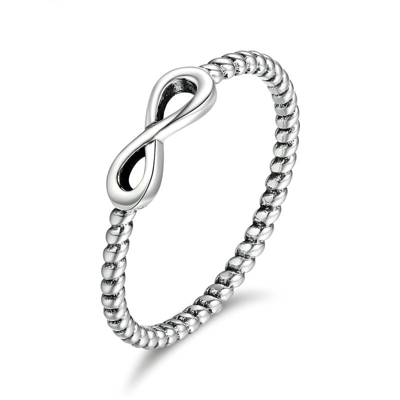 Infinity Ring Ladies Silver Jewelry