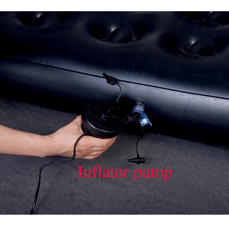 Inflatable Air Bed Mattress Couch Lounger & Inflator Pump Inflatable Air Bed Mattress Couch Lounger & Inflator Pump
