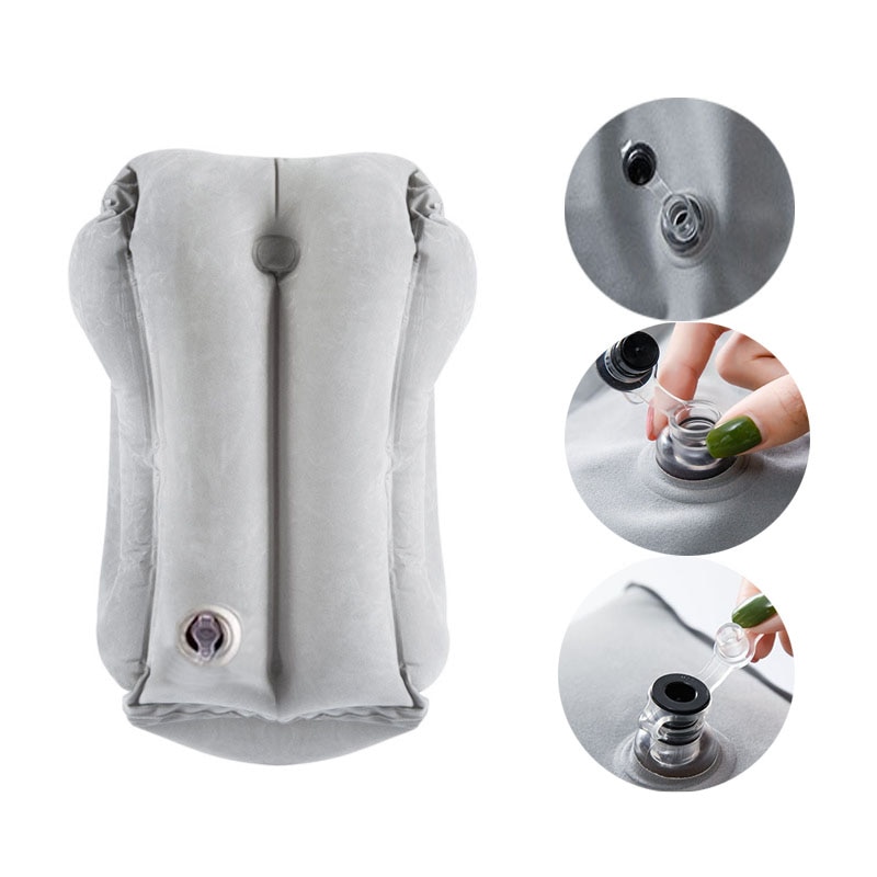 Inflatable Air Cushion Travel Pillow Headrest Chin Support Cushions for Airplane Plane Office Rest Neck Nap Pillows Inflatable Air Cushion Travel Pillow Headrest Chin Support Cushions for Airplane Plane Office Rest Neck Nap Pillows