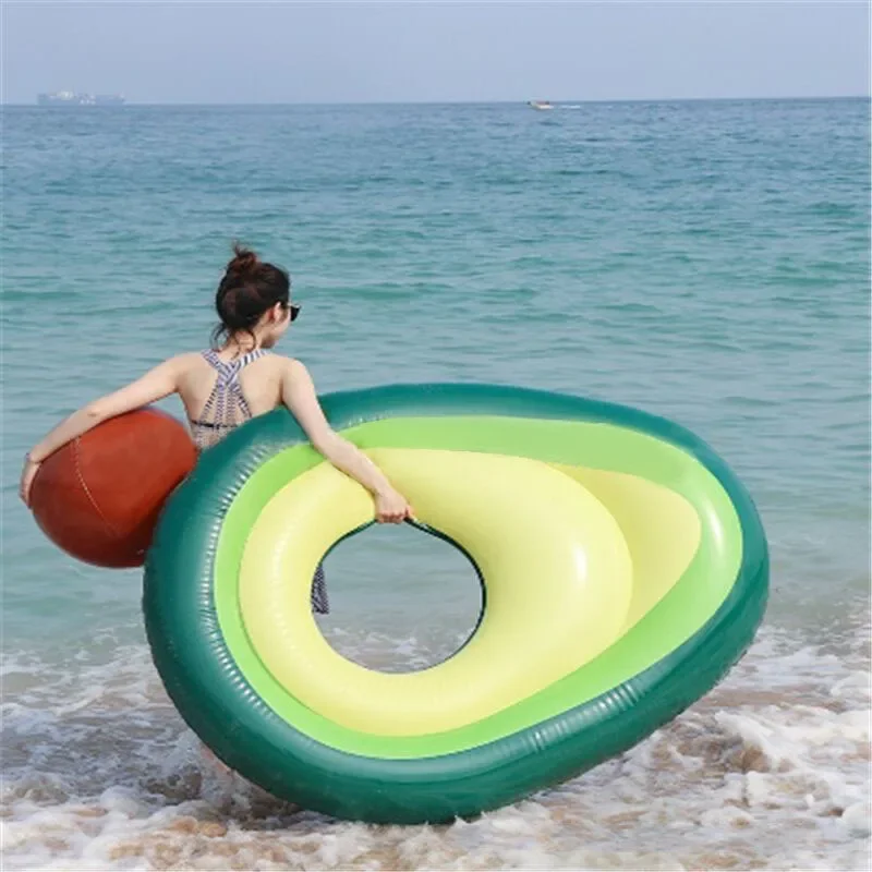 Inflatable Avocado Air Mattresses Float Pool Swimming Float Swimming Ring Pool Inflatable Avocado Air Mattresses Float Pool Swimming Float Swimming Ring Pool
