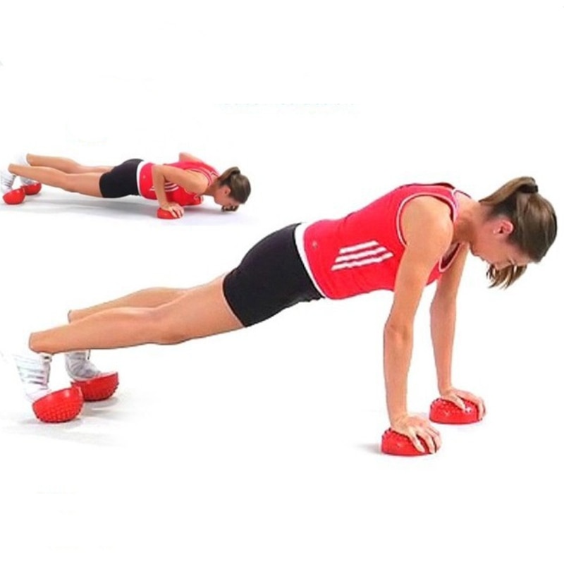 Inflatable Balancing Half Ball Yoga Exercise Tool