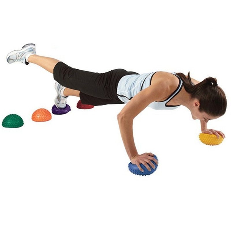 Inflatable Balancing Half Ball Yoga Exercise Tool