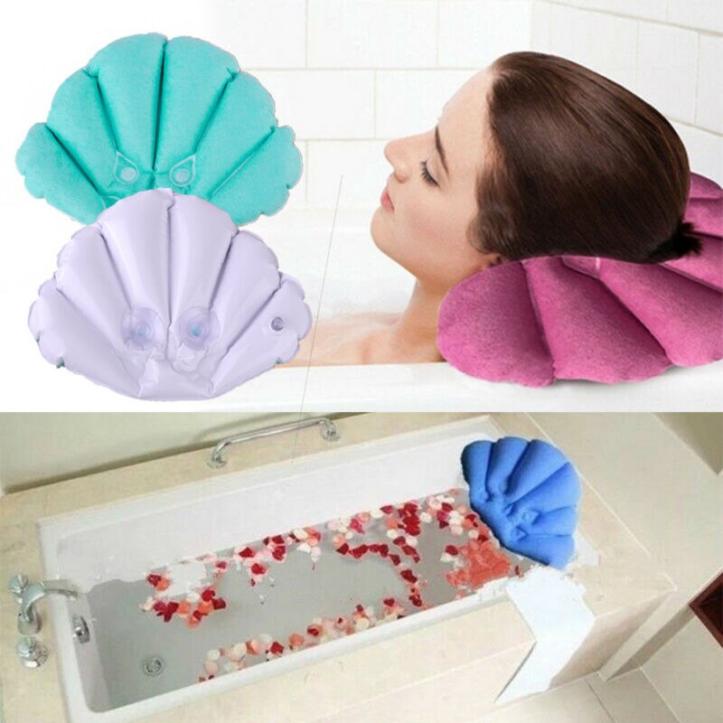 Inflatable Bathtub Pillow Shell Cushion Inflatable Bathtub Pillow Shell Cushion