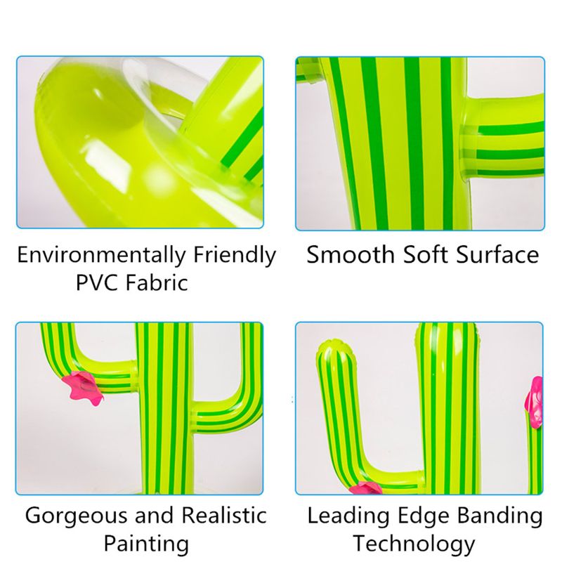 Inflatable Cactus Ring Toss with 4 Rings