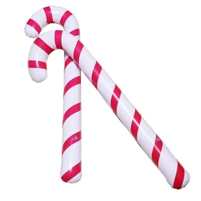 Inflatable Candy Canes Christmas Decor (2Pcs) Inflatable Candy Canes Christmas Decor (2Pcs)
