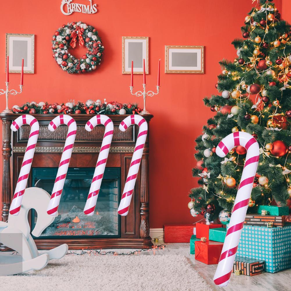 Inflatable Candy Canes Christmas Decor (2Pcs) Inflatable Candy Canes Christmas Decor (2Pcs)
